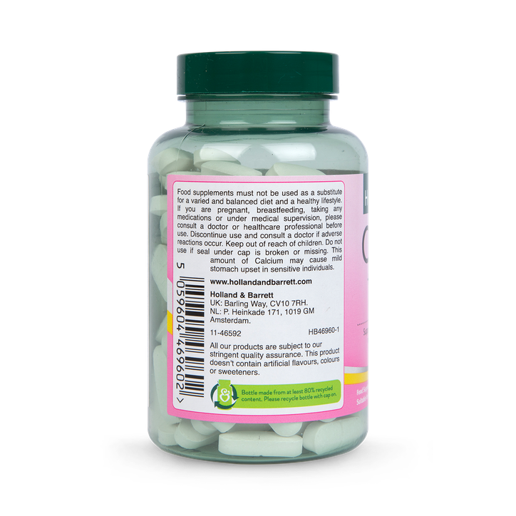 Holland & Barrett Calcium + Magnesium & Vitamin D 120 Tablets image 2