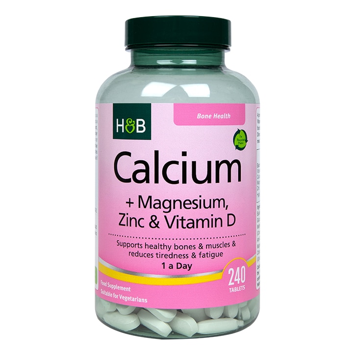 Holland & Barrett Calcium Magnesium Vitamin D & Zinc 240 Tablets-1