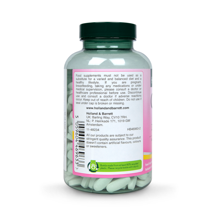 Holland & Barrett Calcium Magnesium Vitamin D & Zinc 240 Tablets image 3