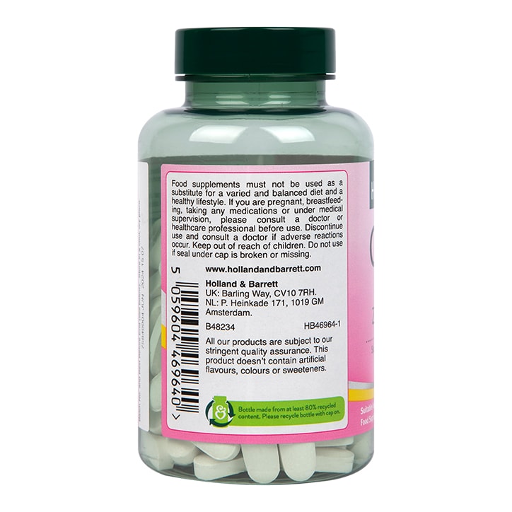 Holland & Barrett Calcium Magnesium Vitamin D & Zinc 120 Tablets-2