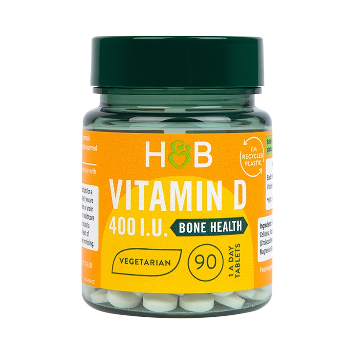 Holland & Barrett Vitamin D 400 I.U. 10ug 90 Tablets-1
