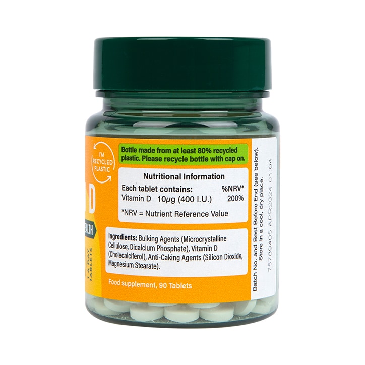 Holland & Barrett Vitamin D 400 I.U. 10ug 90 Tablets-2