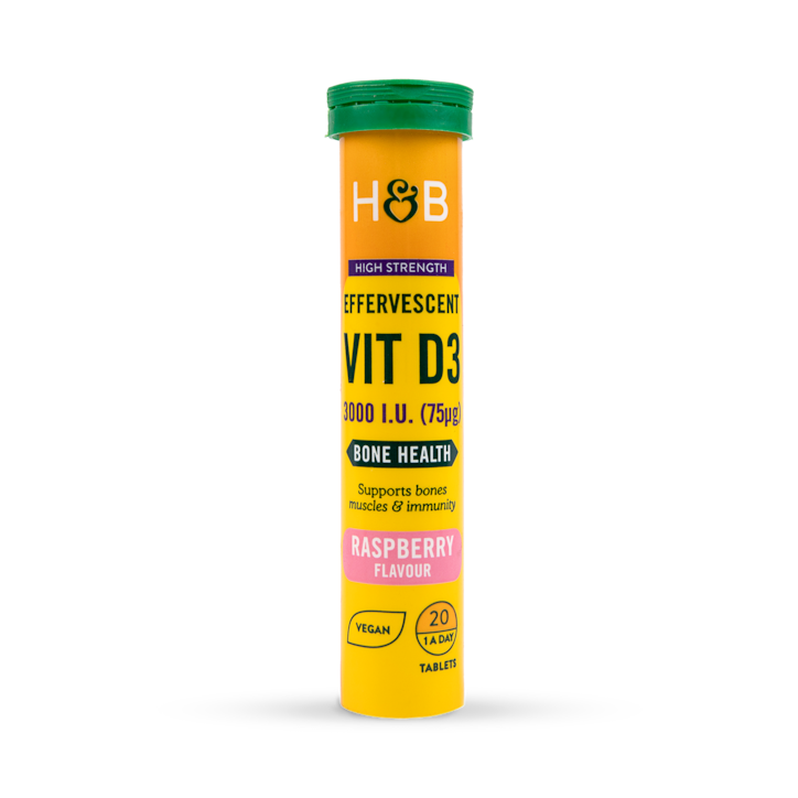 Holland & Barrett Vitamin D 3000 I.U. 75ug 20 Effervescents image 1