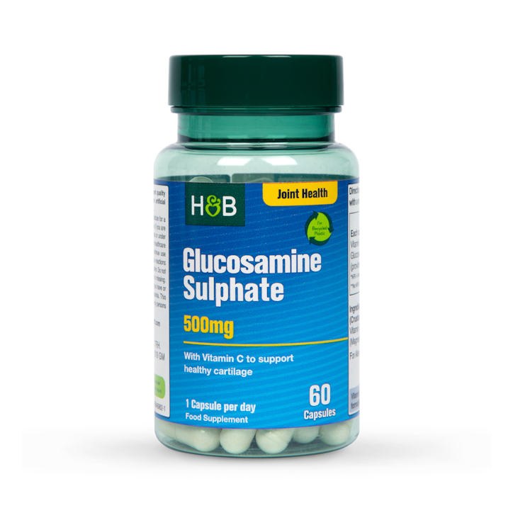 Holland & Barrett Glucosamine Sulphate 500mg 60 Capsules image 1