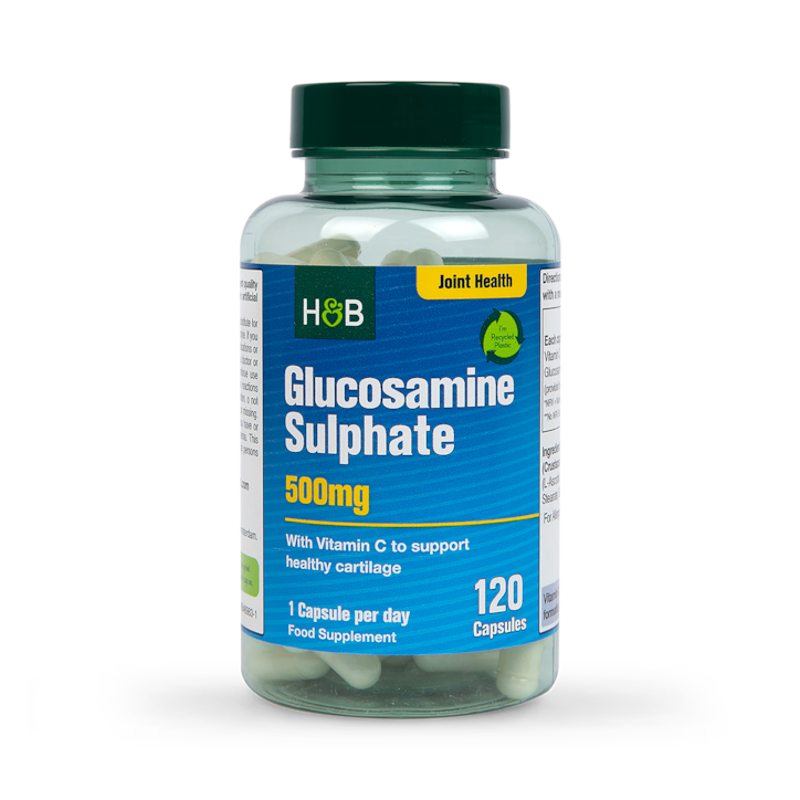 Holland & Barrett Glucosamine Sulphate 500mg 120 Capsules image 1