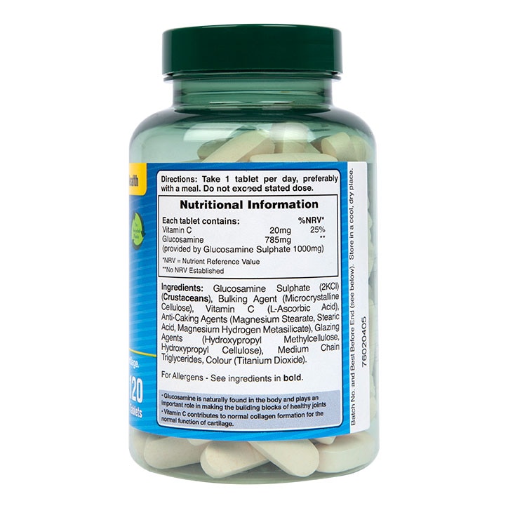 Holland & Barrett Glucosamine Sulphate 1000mg 120 Tablets image 2