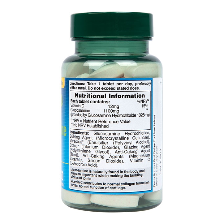 Holland & Barrett Vegan Max Strength Glucosamine HCI 1325mg 60 Tablets-2