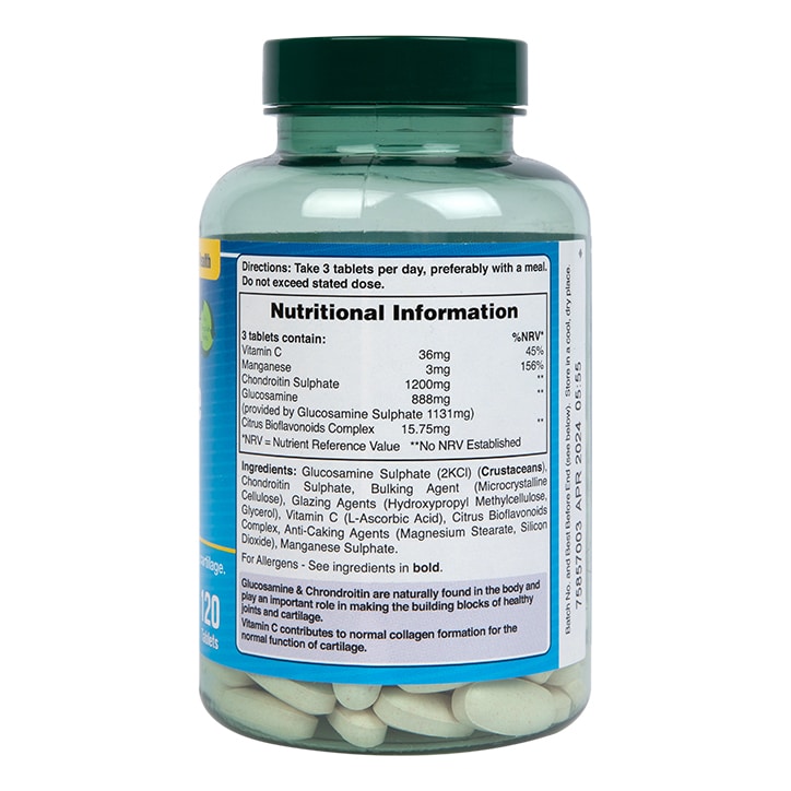 Holland & Barrett High Strength Glucosamine Sulphate & Chondroitin 120 Tablets image 3