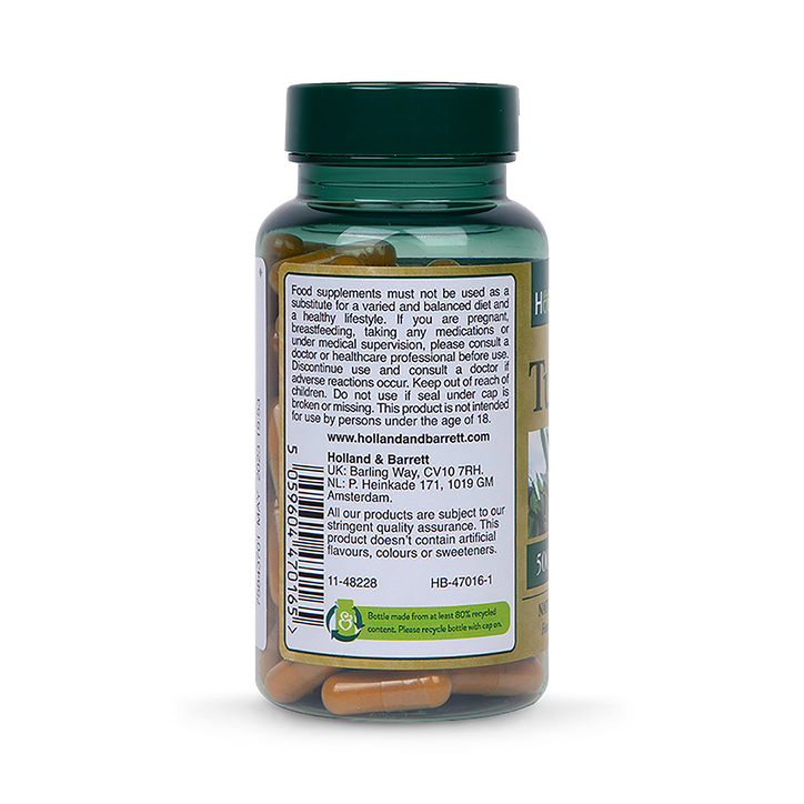Holland & Barrett Turmeric 500mg 90 Capsules image 3