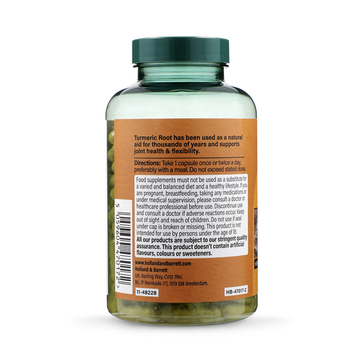 Holland & Barrett Turmeric 500mg 240 Capsules image 2