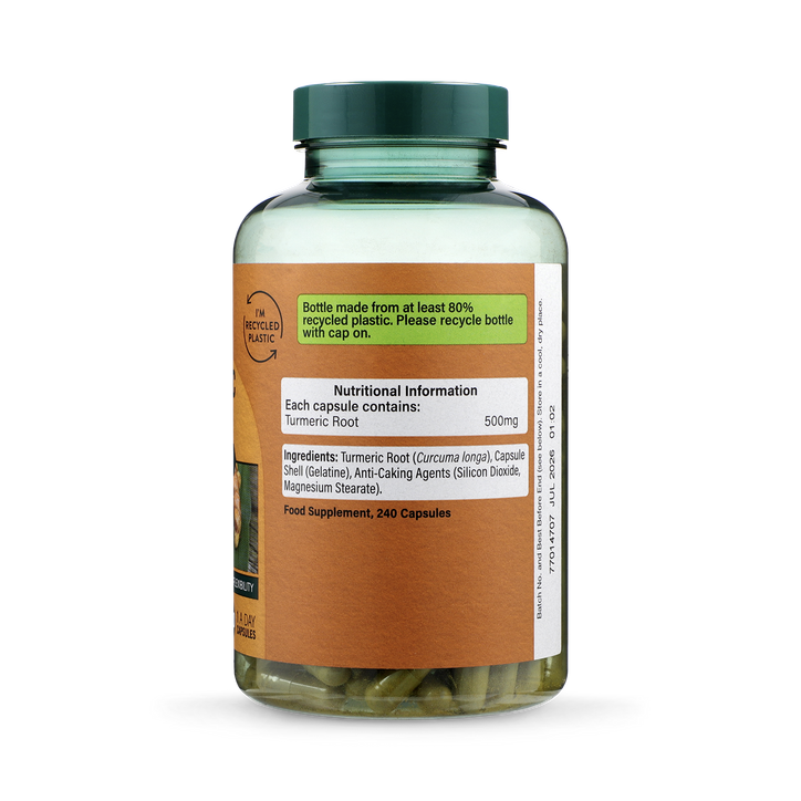Holland & Barrett Turmeric 500mg 240 Capsules image 3