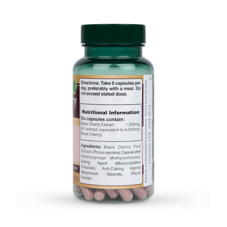 Holland & Barrett Black Cherry Extract 120 Capsules image 3