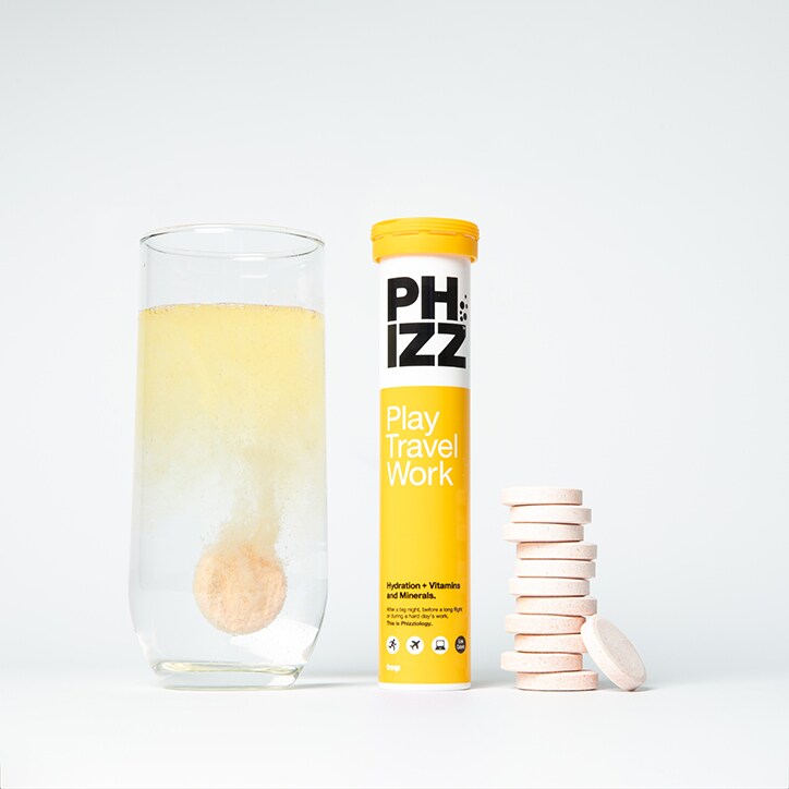 Phizz Orange Multivitamin & Hydration Effervescent 20 Tablets image 2
