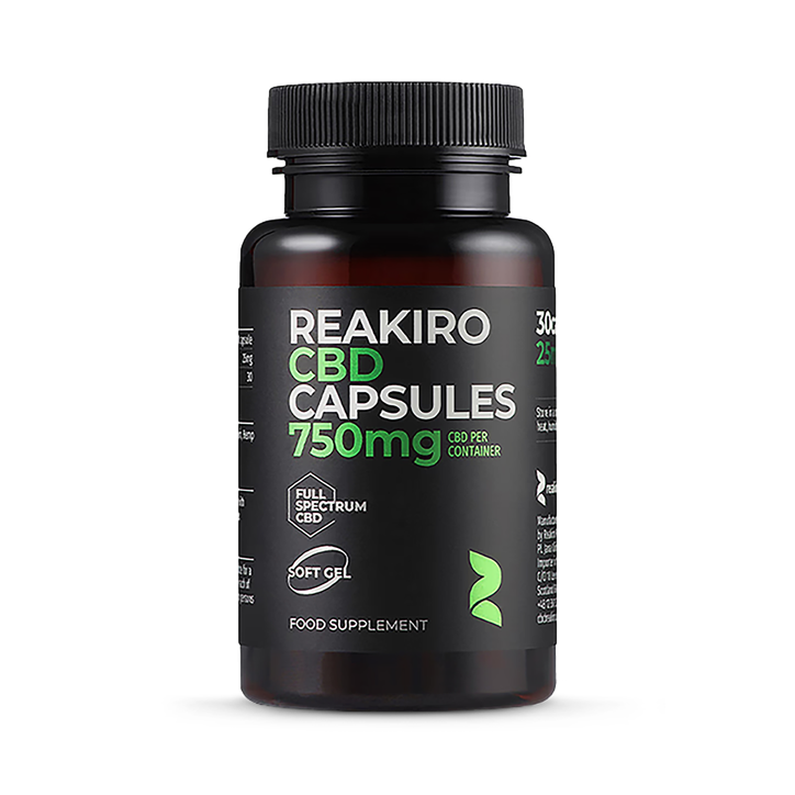 Reakiro Cbd Gel 25Mg 30 Capsules