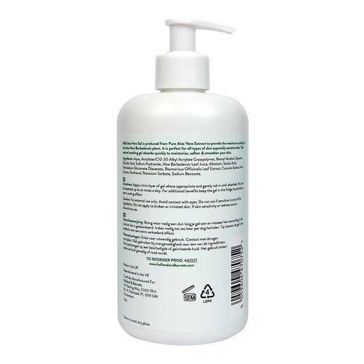 Holland and Barrett Aloe Vera Gel 500ml image 2
