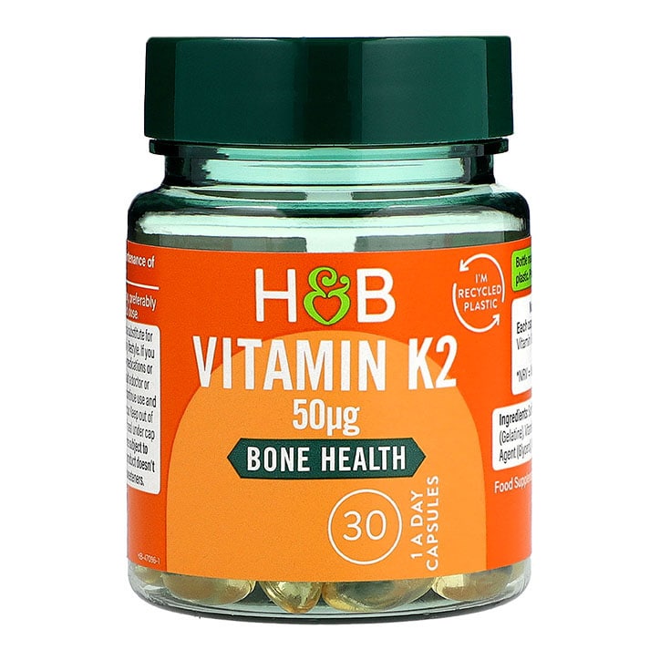 Holland & Barrett Vitamin K2 50ug Capsules