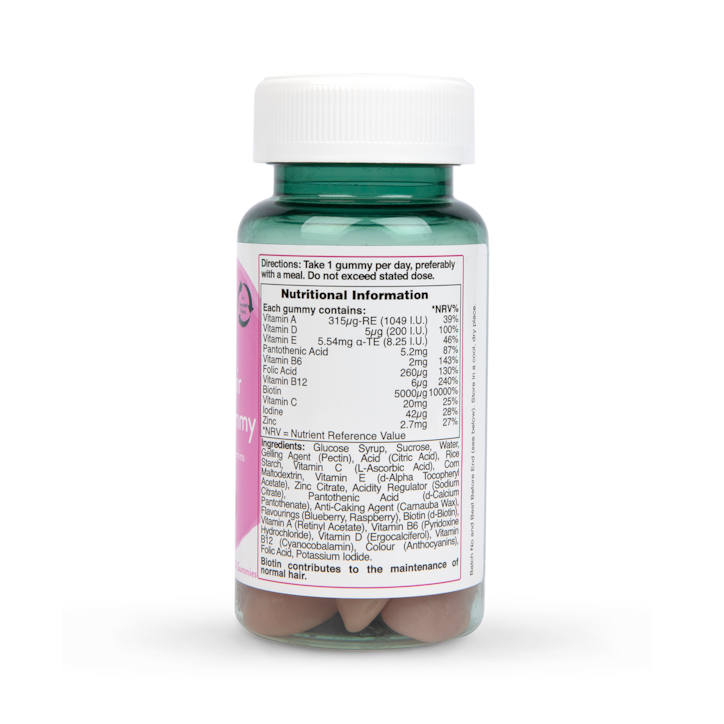 Holland & Barrett Vegan Biotin Hair Complex 30 Gummies image 3