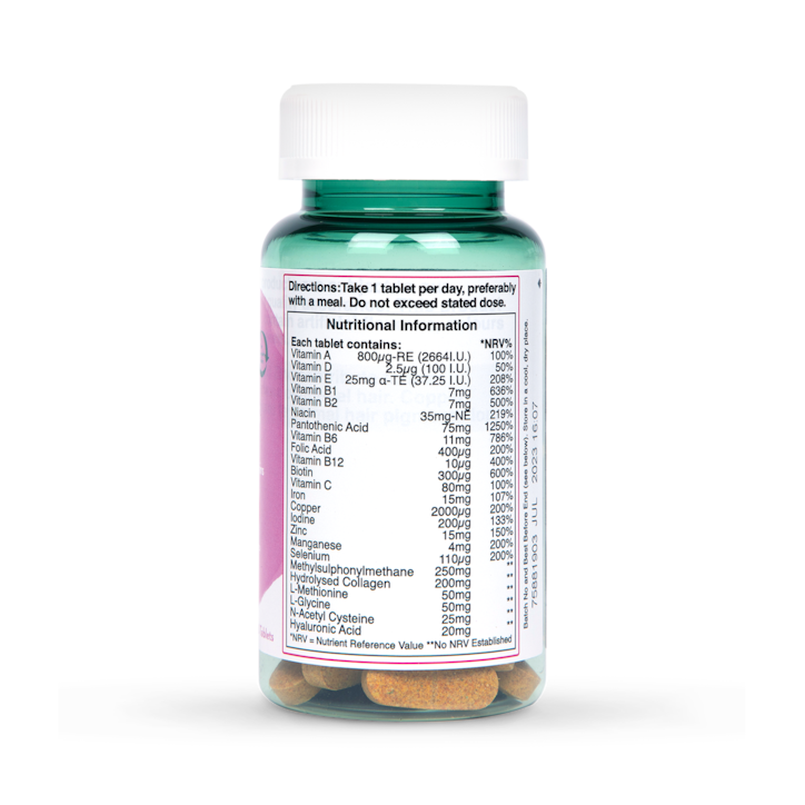 Holland & Barrett Hair Vitamins 60 Tablets image 3