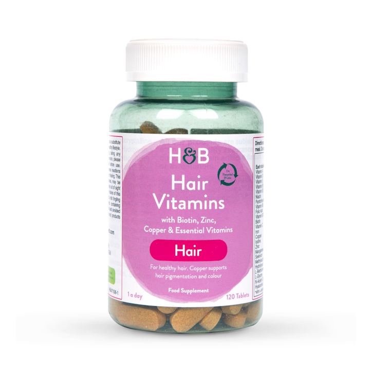 Holland & Barrett Hair Vitamins 120 Tablets image 1