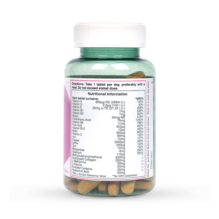 Holland & Barrett Hair Vitamins 120 Tablets image 3