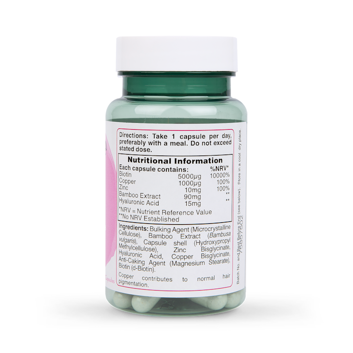 Holland & Barrett Biotin Hair High Strength Complex 30 Capsules image 3