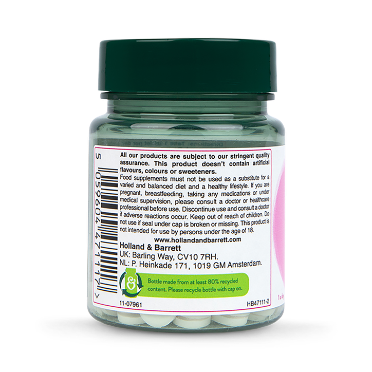 Holland & Barrett Biotin 1000ug 60 Tablets image 2