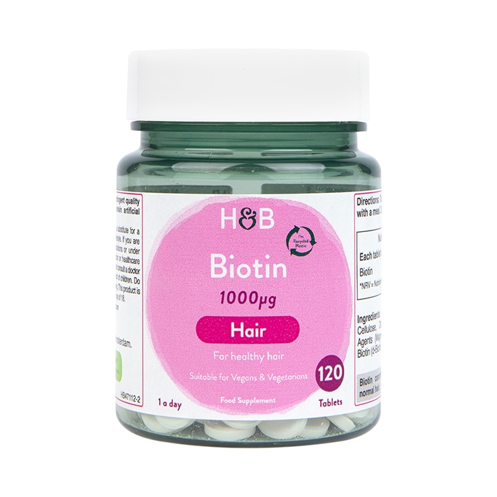 Holland & Barrett Biotin 1000ug 120 Tablets-1