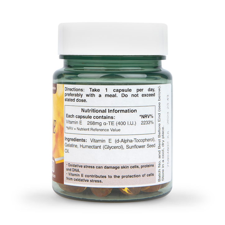 Holland & Barrett Natural Vitamin E 400iu 30 Capsules image 3