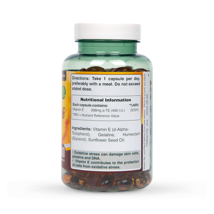 Holland & Barrett Vitamin E 400iu 240 Capsules image 3