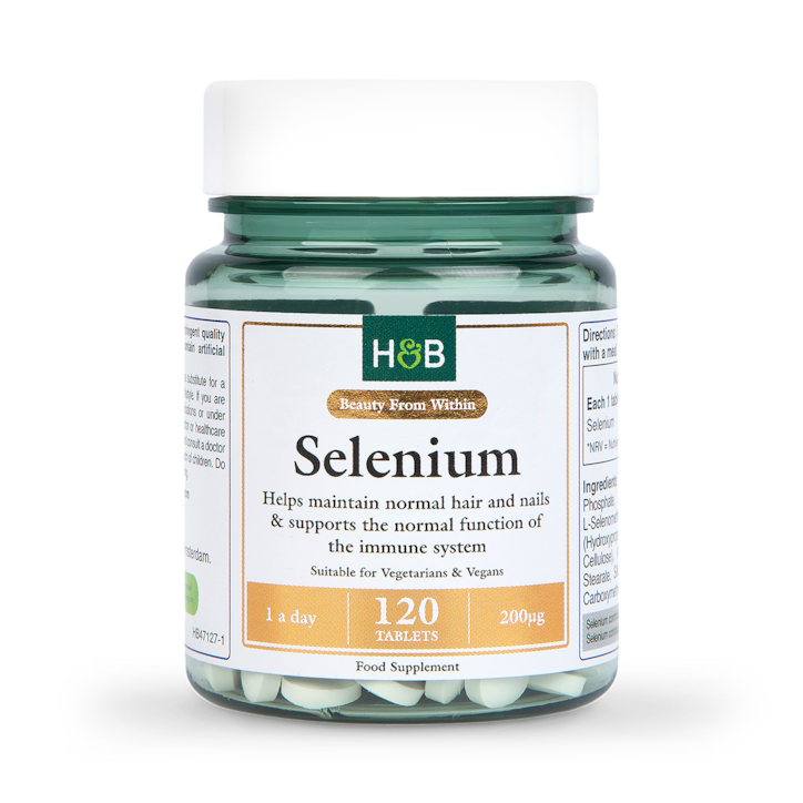 Holland & Barrett Selenium 200ug 120 Tablets image 1