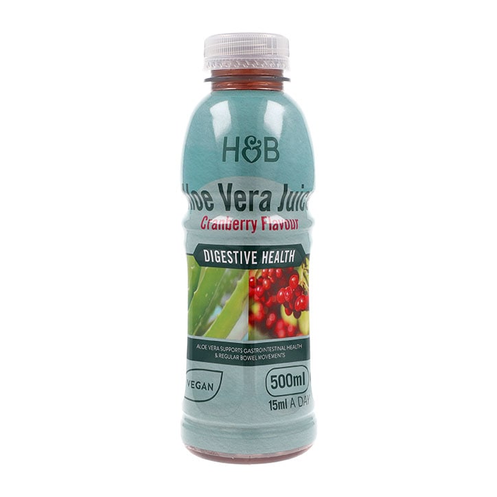 Holland & Barrett Aloe Vera Juice Drink Cranberry 500ml-1