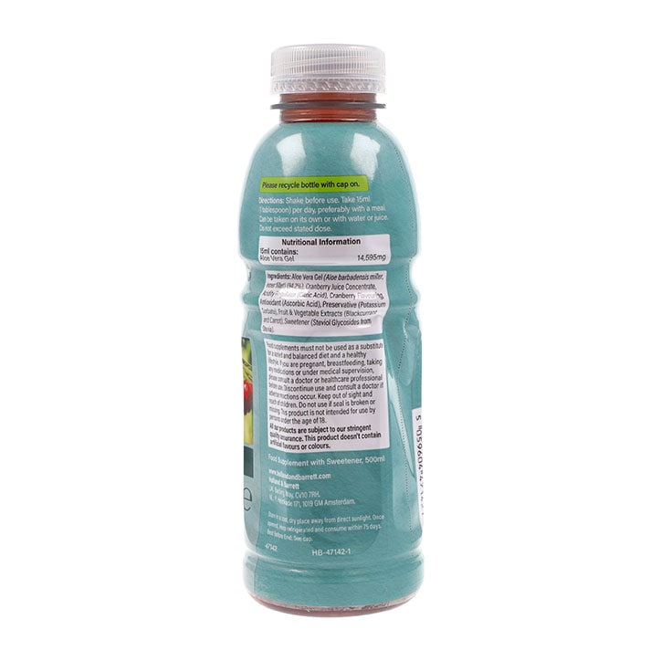 Holland & Barrett Aloe Vera Juice Drink Cranberry 500ml-2