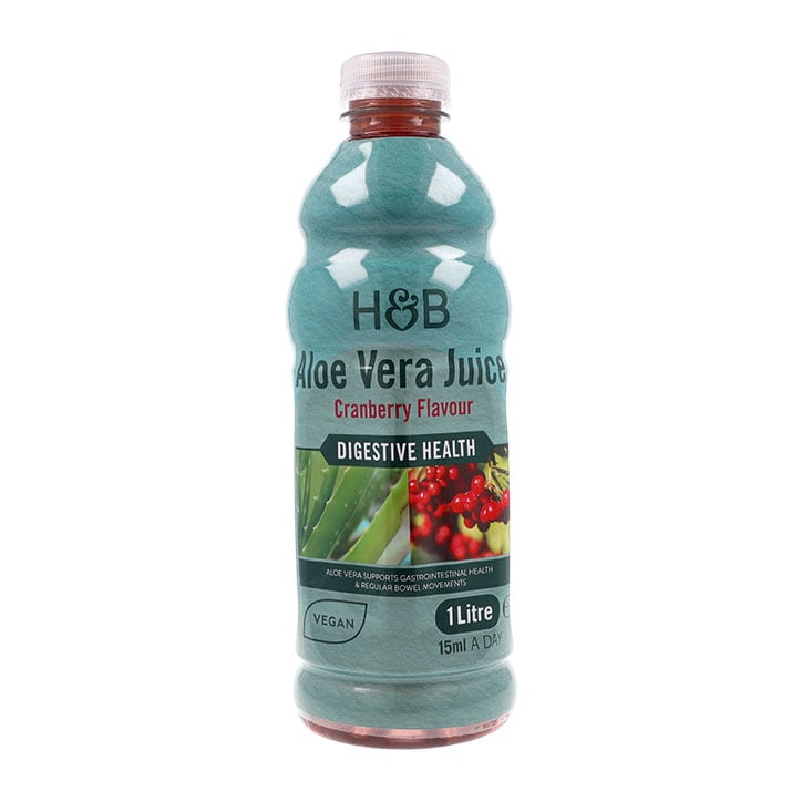 Holland & Barrett Aloe Vera Juice Drink Cranberry 1 litre-1