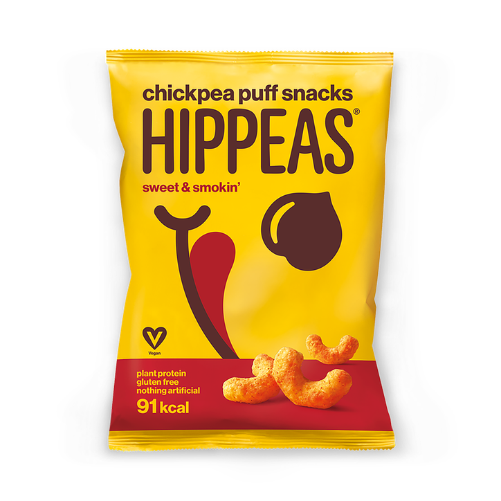 Hippeas Chickpea Puff Snacks Sweet & Smokin 22g image 1
