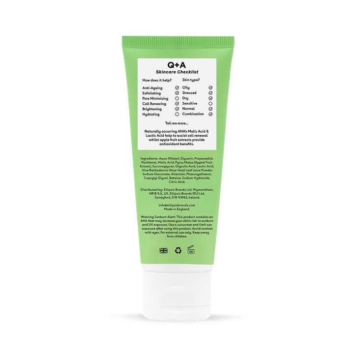 Q+A Apple AHA Exfoliating Gel 75ml image 2