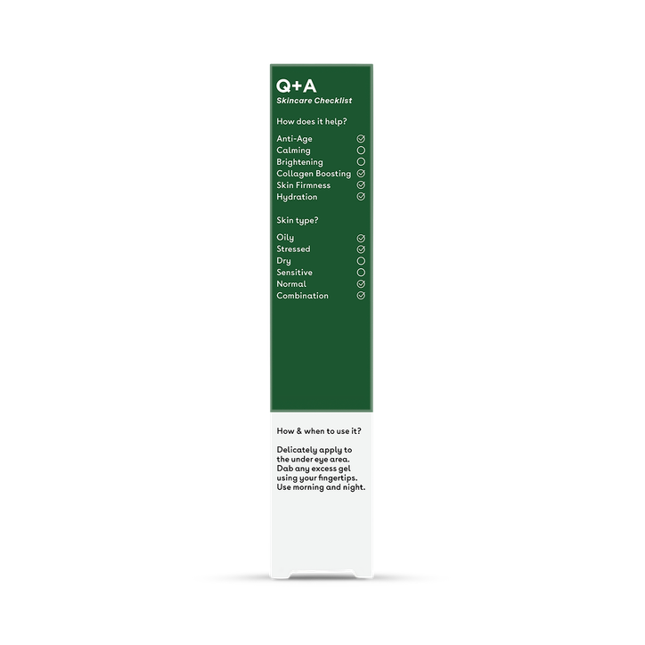 Q+A Seaweed Peptide Eye Gel 15ml image 2