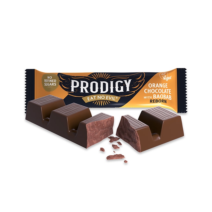 Prodigy Chunky Orange Chocolate Bar 35g image 3