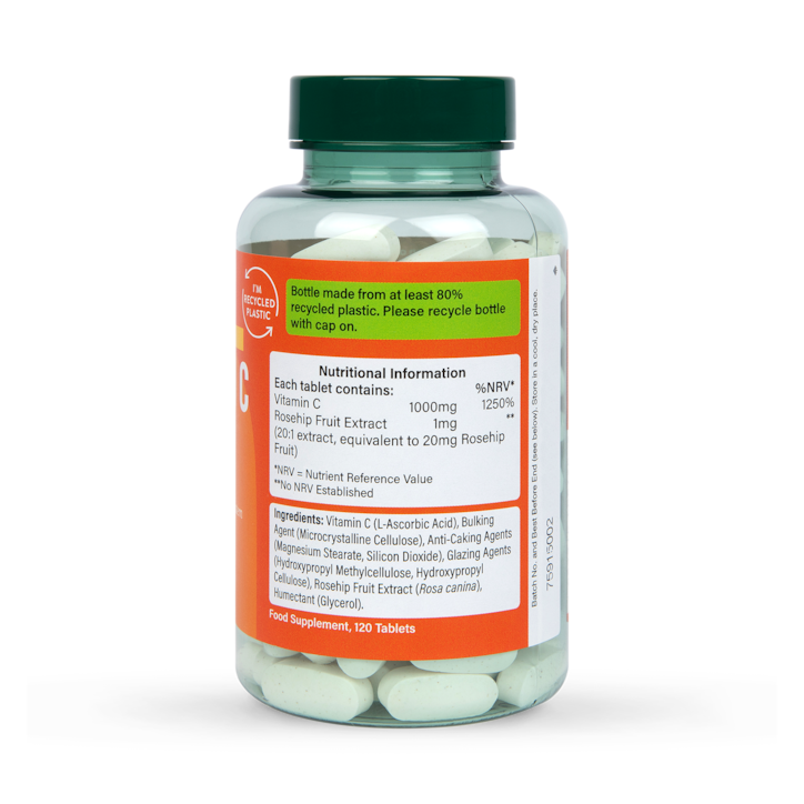 Holland & Barrett Vitamin C 1000mg 120 Tablets image 3