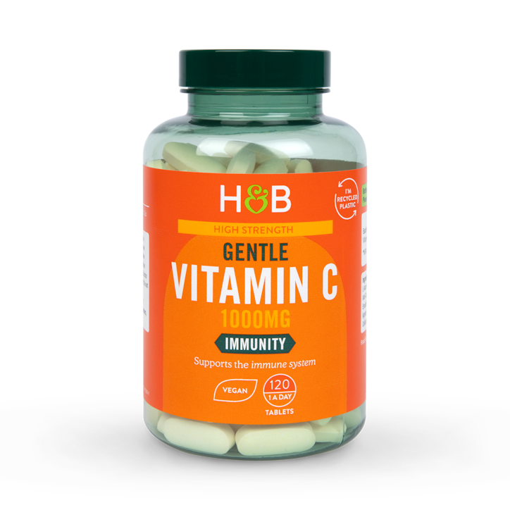 Holland & Barrett High Strength Gentle Vitamin C 1000mg 120 Tablets image 1