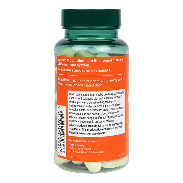 Holland & Barrett High Strength Gentle Vitamin C 1000mg 60 Tablets image 2