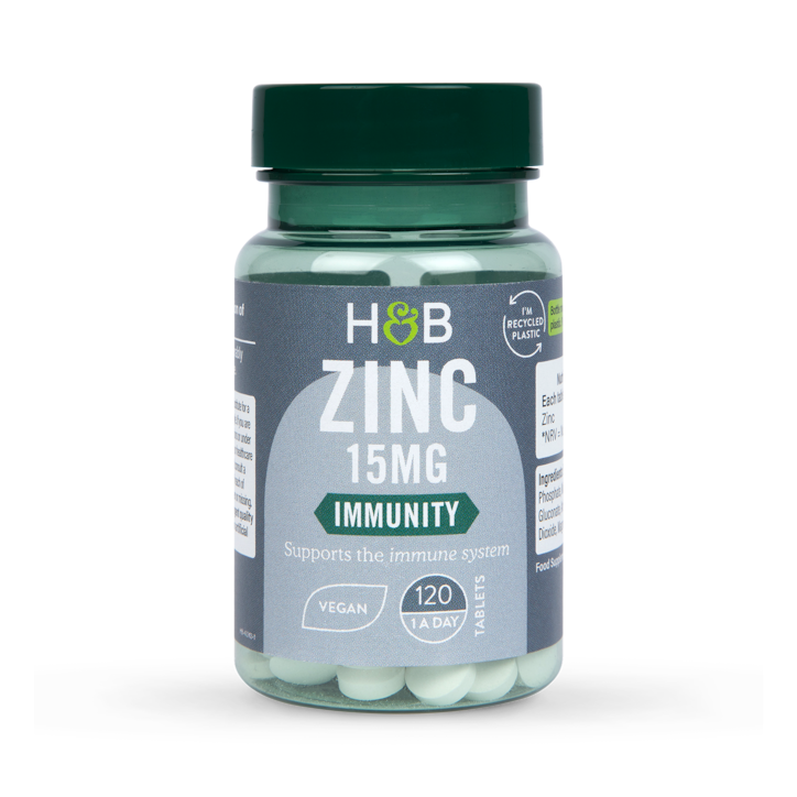 Holland & Barrett Zinc 15mg 120 Tablets image 1