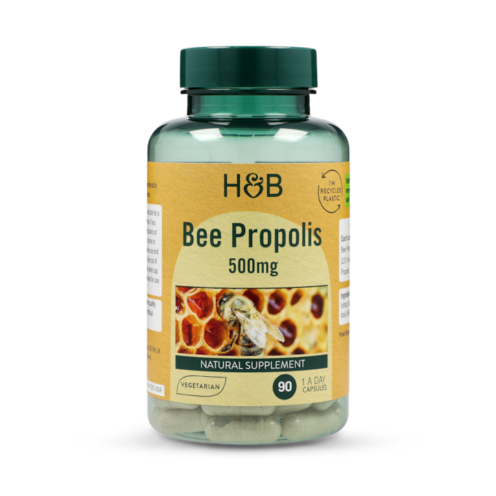 Holland & Barrett Bee Propolis 500mg 90 Capsules image 1