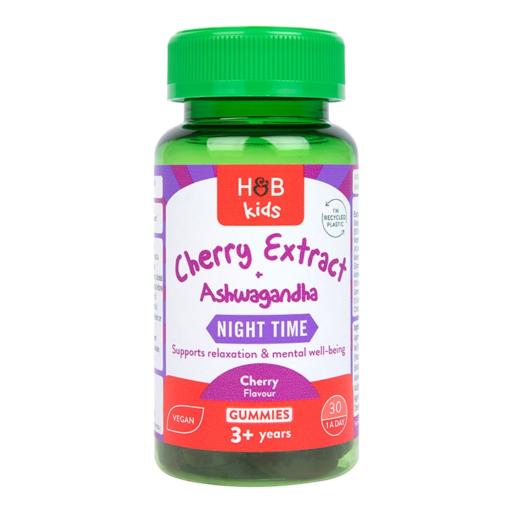 Holland & Barrett Kids Cherry Extract & Ashwagandha Nightime 30 Gummies