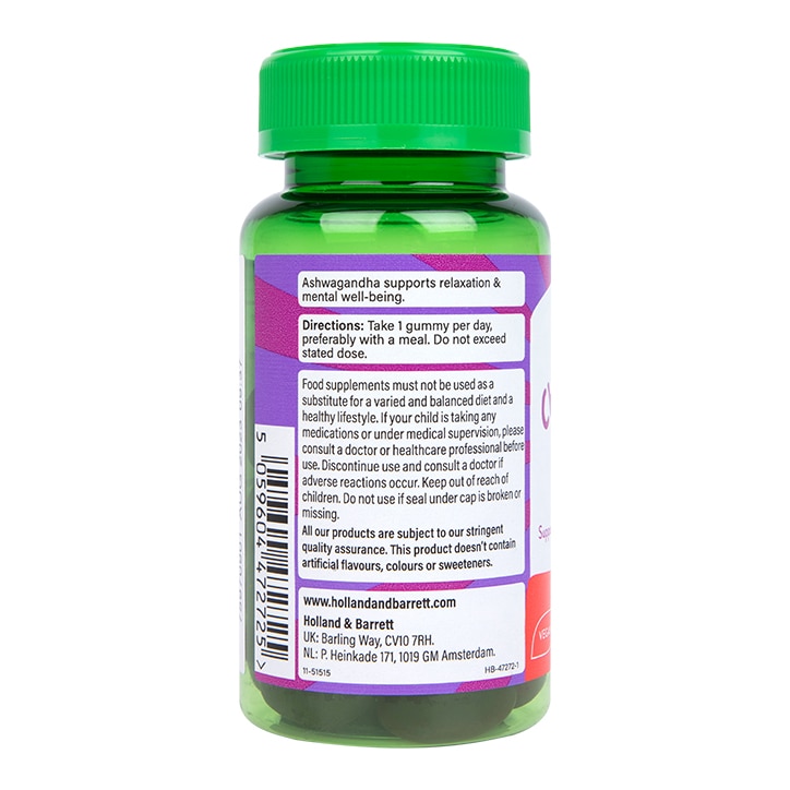 Holland & Barrett Kids Cherry Extract & Ashwagandha Nightime 30 Gummies image 2