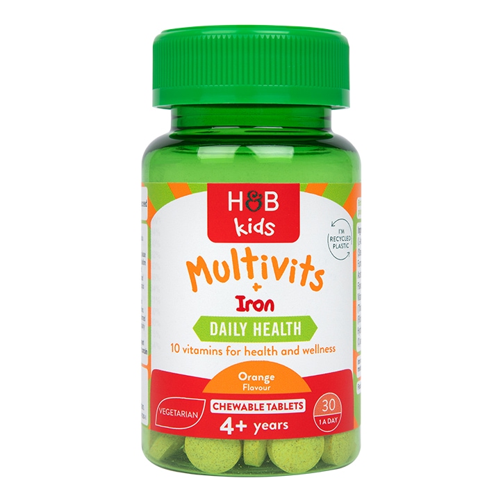 Holland & Barrett Kids Multivits & Iron 30 Tablets-1