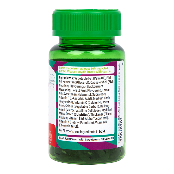 Holland and Barrett Kids Omega 3 60 Chewy Capsules image 2