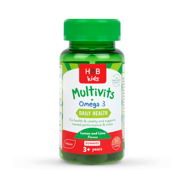 Holland and Barrett Kids Multivit and Omega  30 Gummies image 1