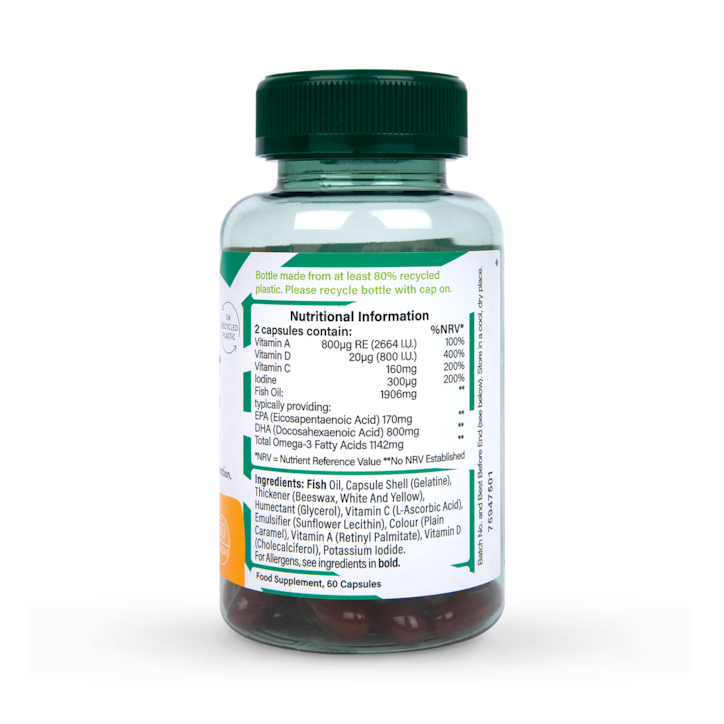 Holland & Barrett Teen Brain Health With Omega 60 Softgel Capsule image 3