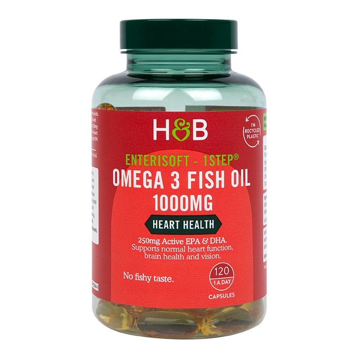 Holland & Barrett Enteric Coated Omega 3 Fish Oil 1000mg 120 Capsules