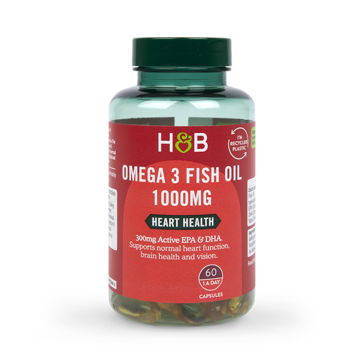Holland & Barrett Omega 3 Fish Oil 1000mg 60 Capsules image 1